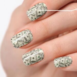 🏷3/$15🏷 NailHugs "It's Raining Ben" Nail Art Applique